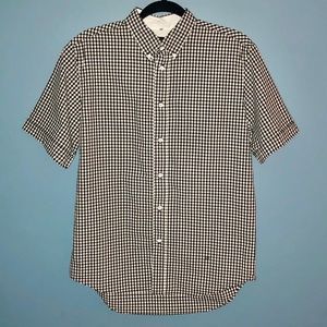 Rag n Bone checked short sleeve sport shirt